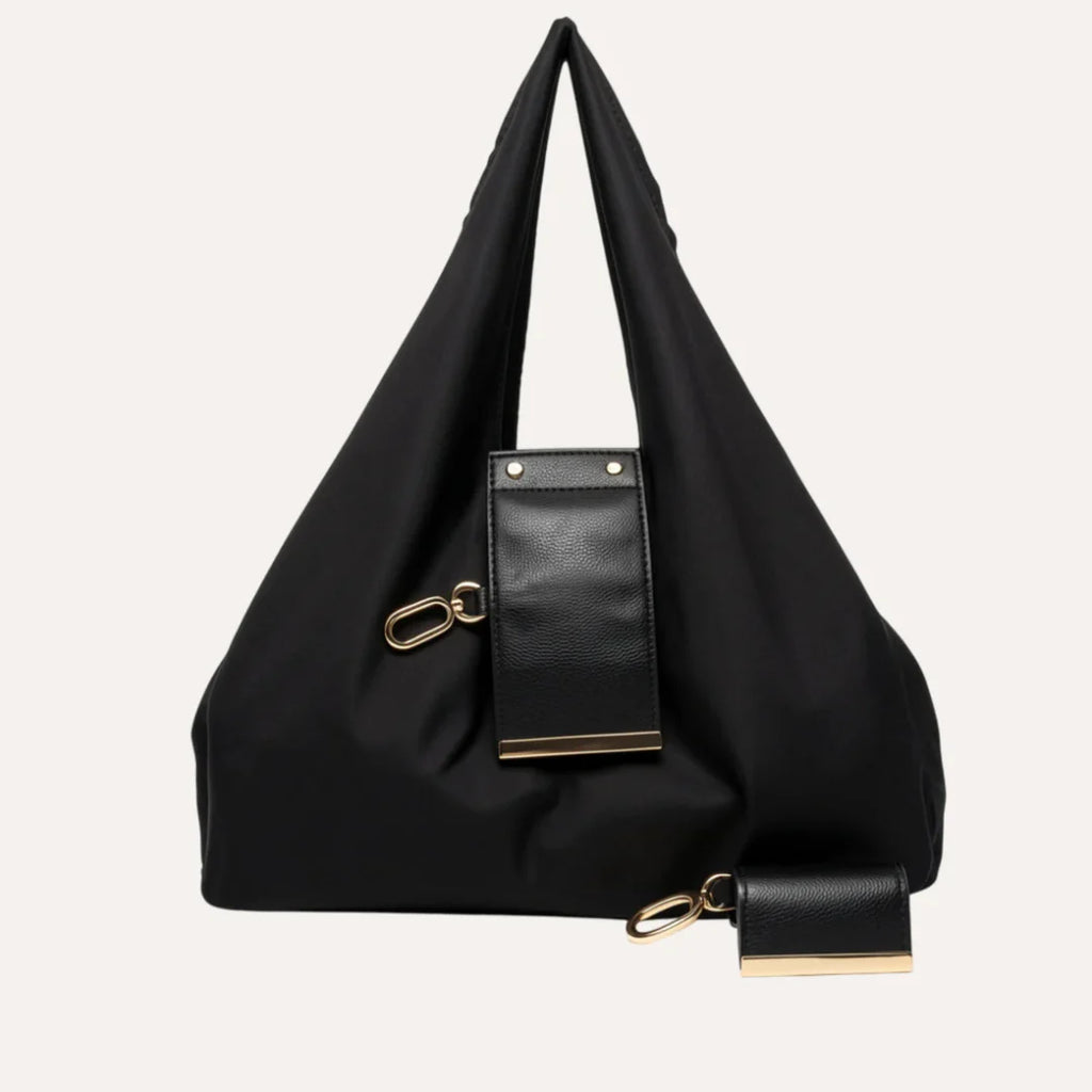 Lurea Borsa Pieghevole Nero