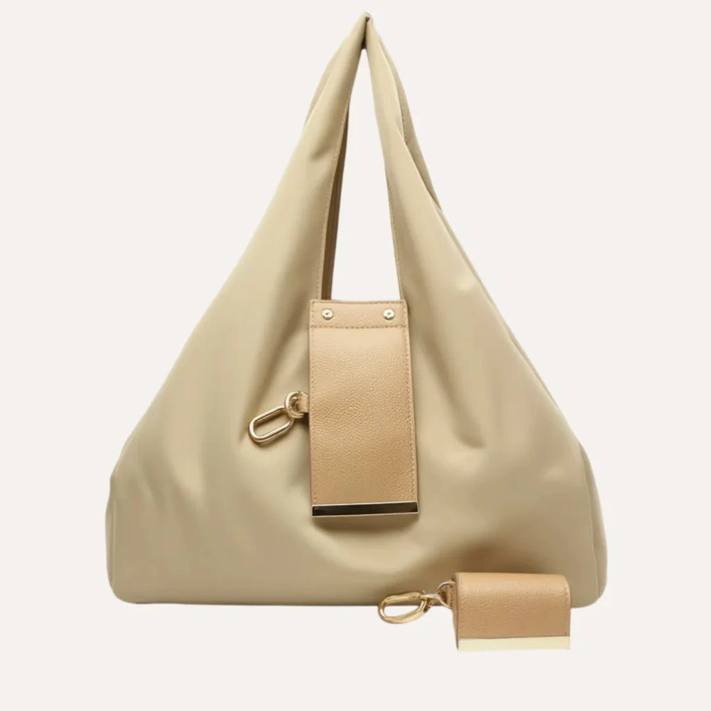 Lurea Borsa Pieghevole Beige