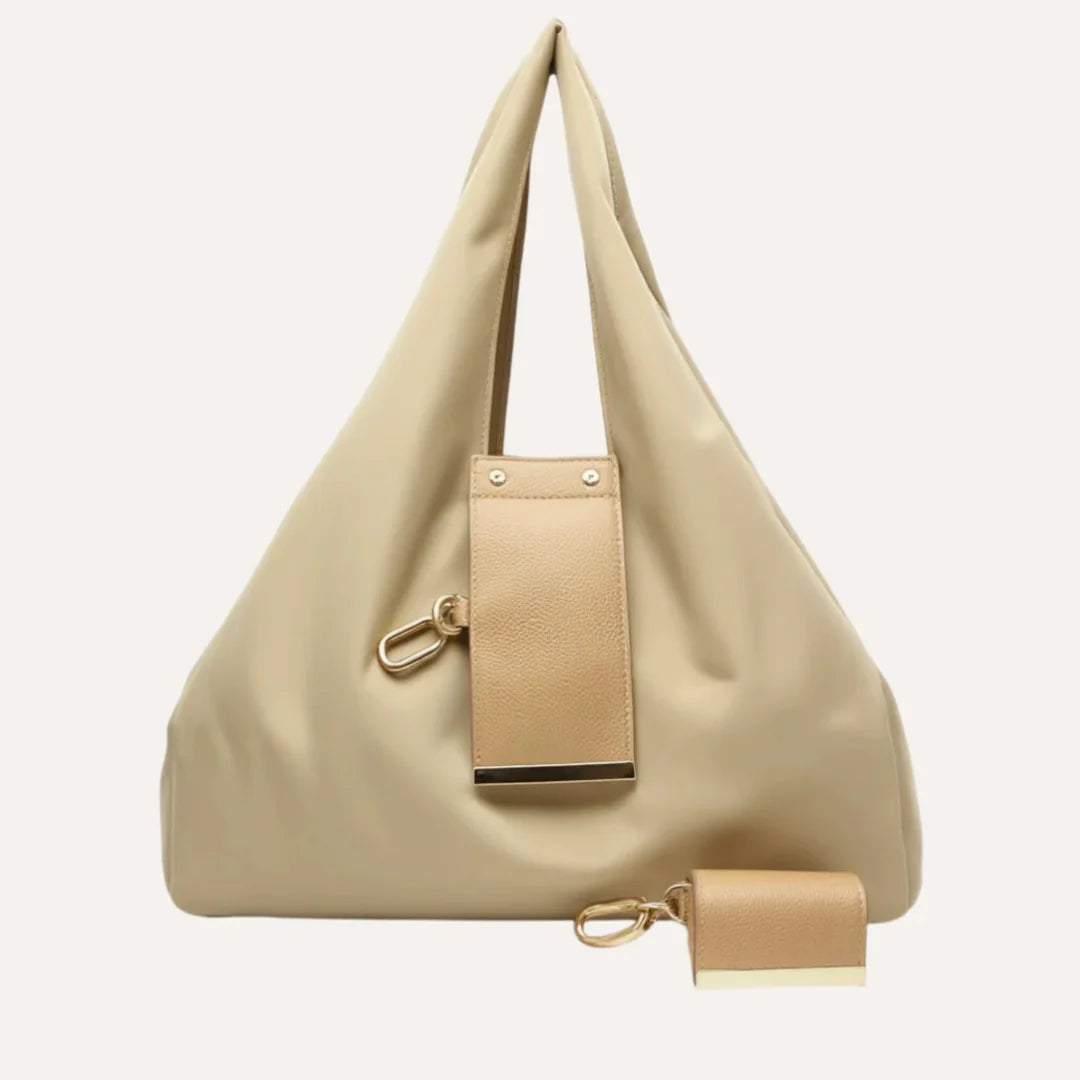 Lurea Borsa Pieghevole Beige